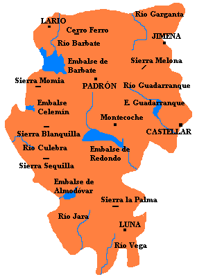 Mapa de los Alcornocales.gif (5817 bytes)
